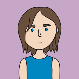 A cartoon face of the author, Michael